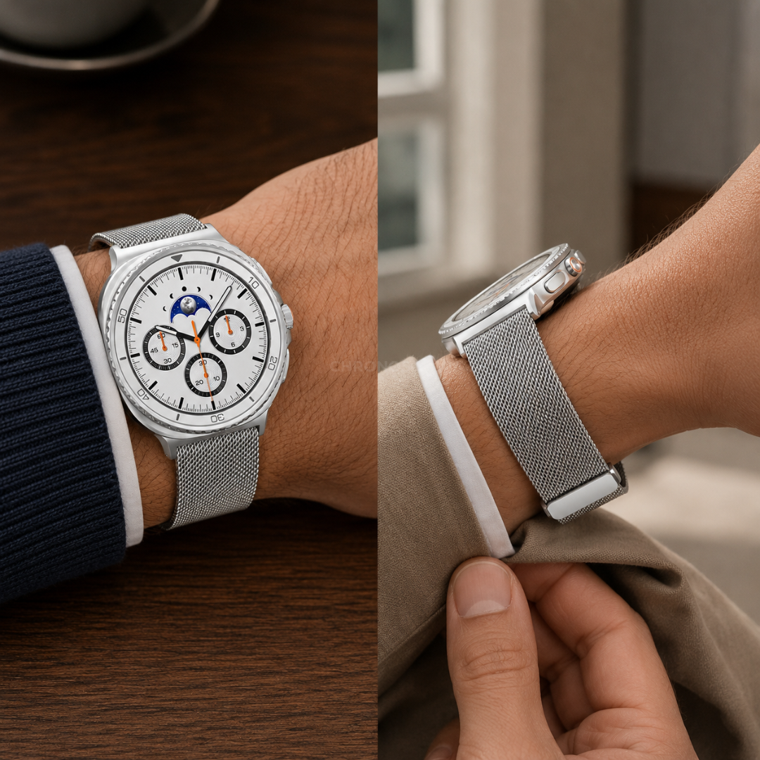 Samsung Watch Band - Galaxy Watch 8 (Milanese Steel) - Watch Band