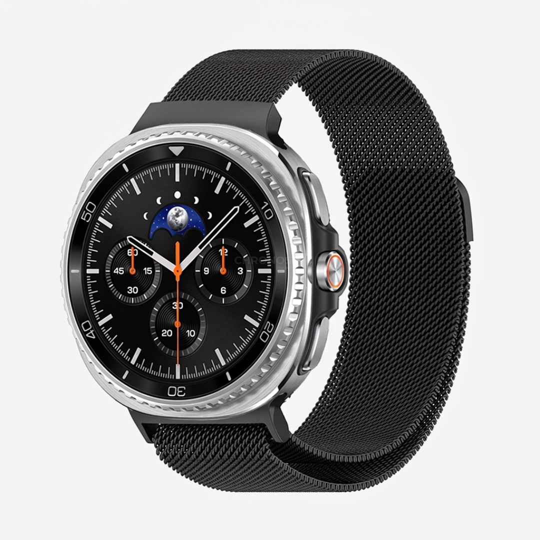 Samsung Watch Band - Galaxy Watch 8 (Milanese Steel) - Black - Watch Band