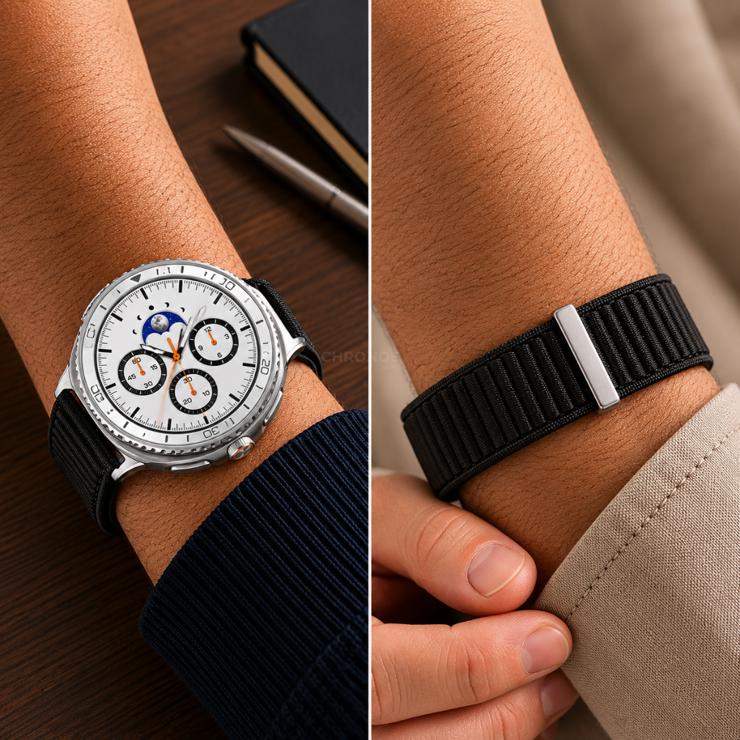Samsung Watch Band - Galaxy Watch 8 (Nylon Velour) - Watch Band