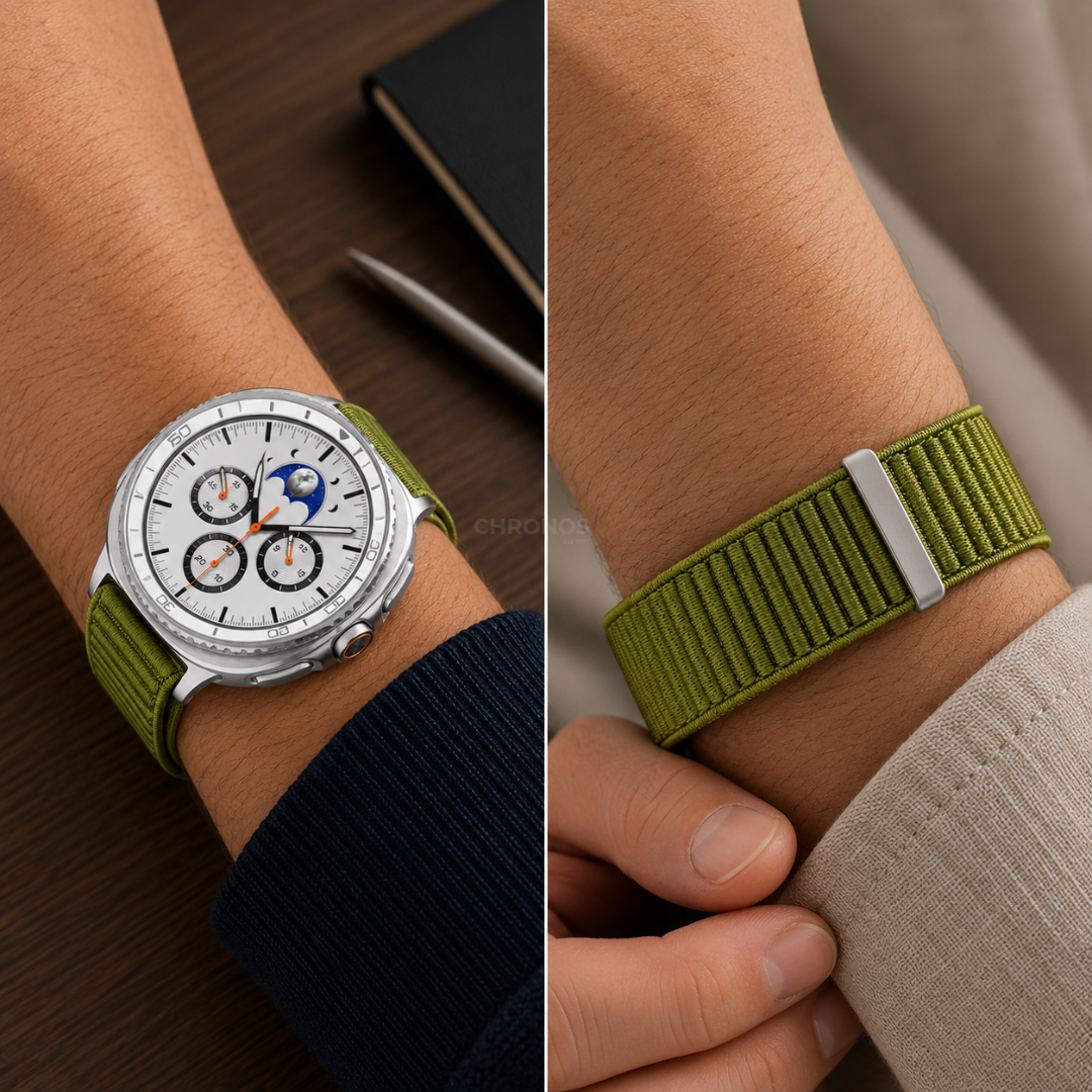 Samsung Watch Band - Galaxy Watch 8 (Nylon Velour) - Watch Band