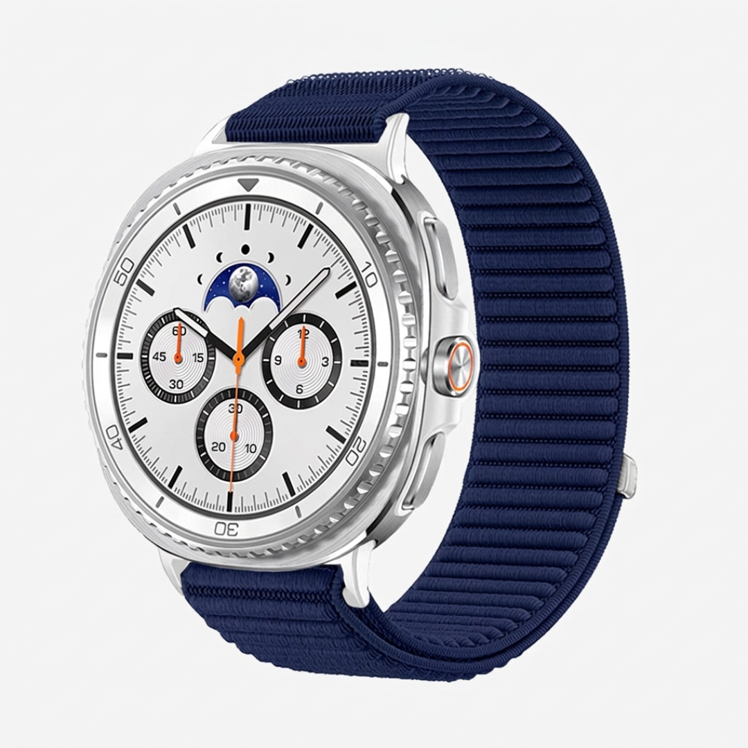 Samsung Watch Band - Galaxy Watch 8 (Nylon Velour) - Blue - Watch Band