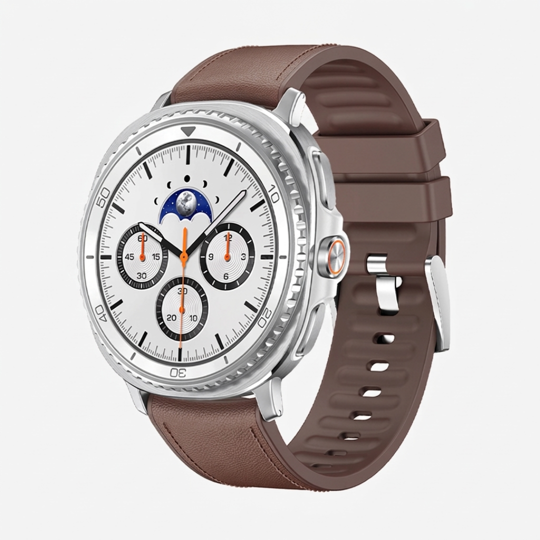 Samsung Watch Band - Galaxy Watch 8 (Sporty Leather) - Coffee / Brown - Watch Band