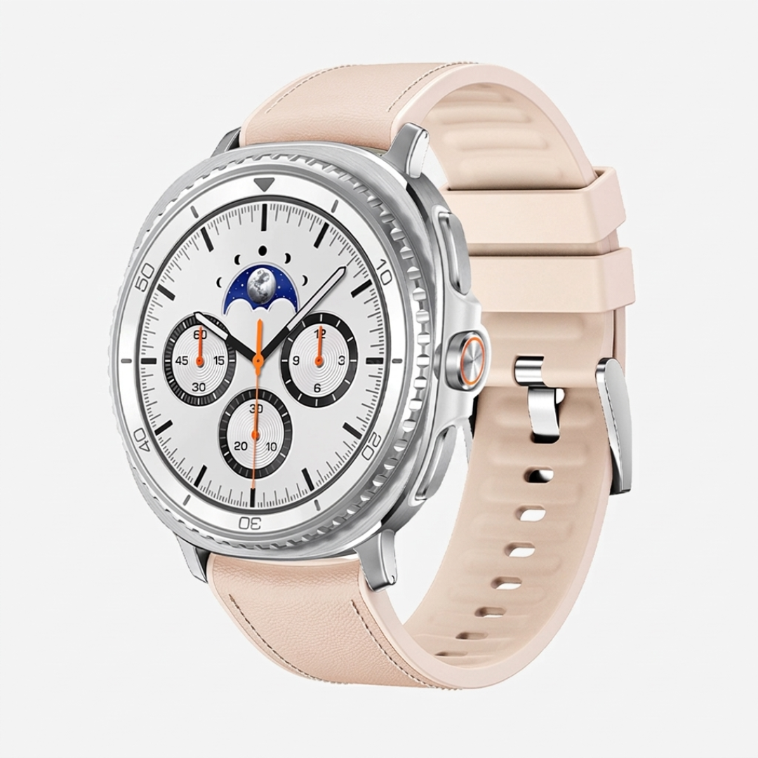 Samsung Watch Band - Galaxy Watch 8 (Sporty Leather) - Pink - Watch Band