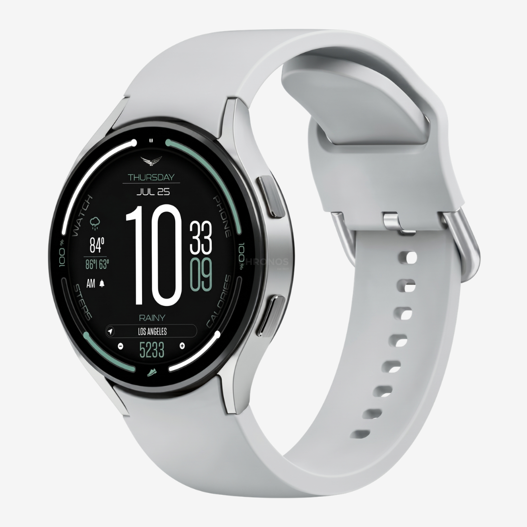 Silicone Sport Watch Band - Gray / Galaxy Watch 4 44mm - Watch Band
