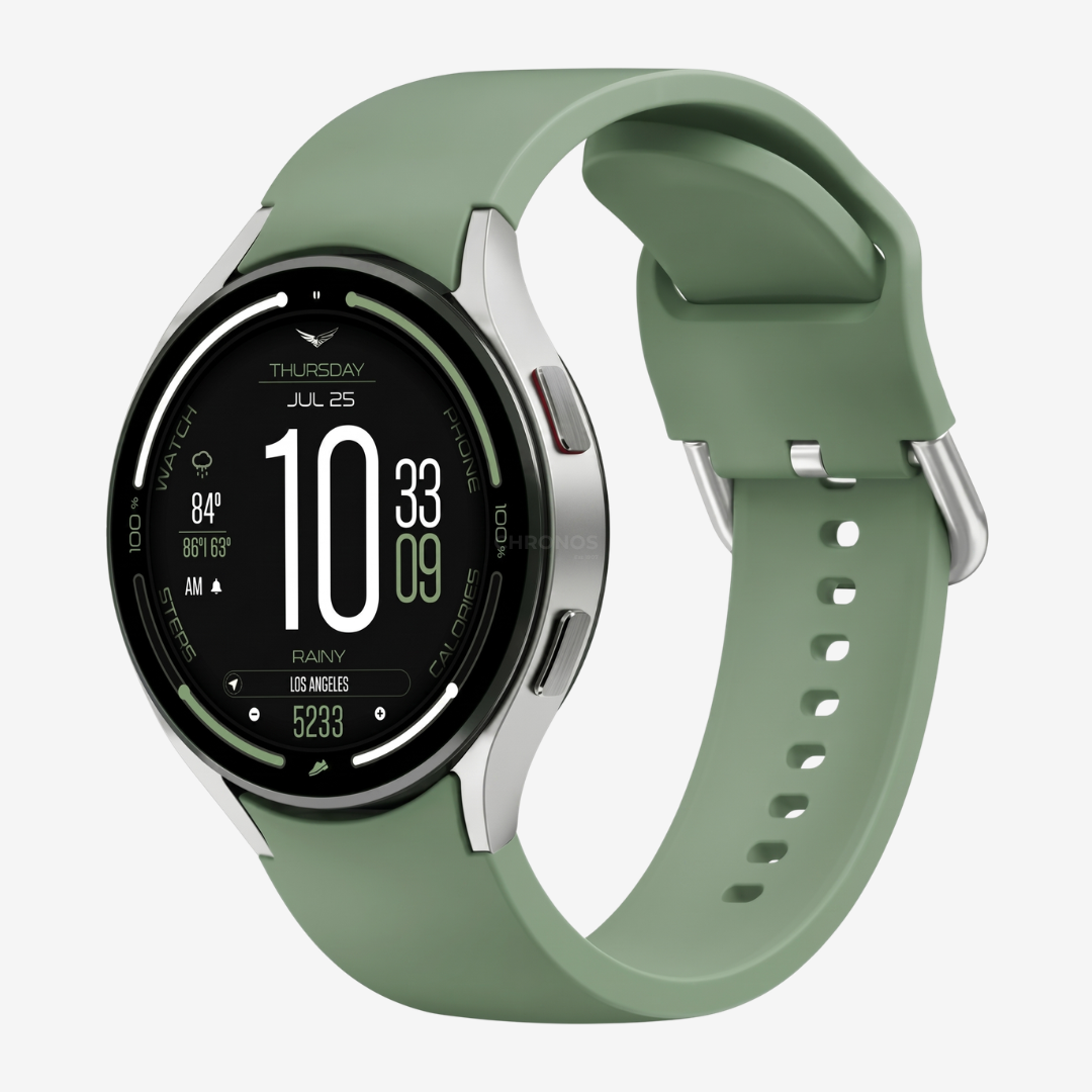 Silicone Sport Watch Band - Green / Galaxy Watch 4 44mm - Watch Band