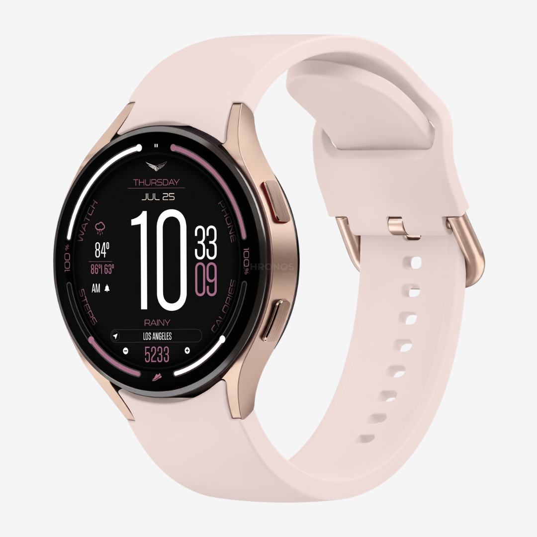 Silicone Sport Watch Band - Pink / Galaxy Watch 4 44mm - Watch Band