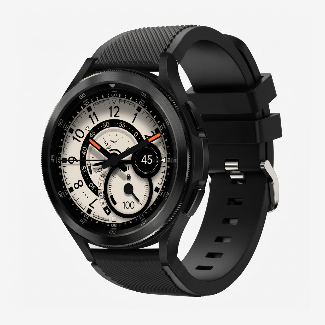 Silicone Watch Band - Black / 20 mm - Watch Band