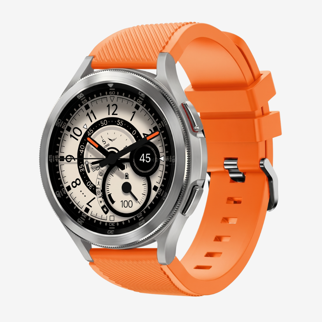 Silicone Watch Band - Orange / 20 mm - Watch Band