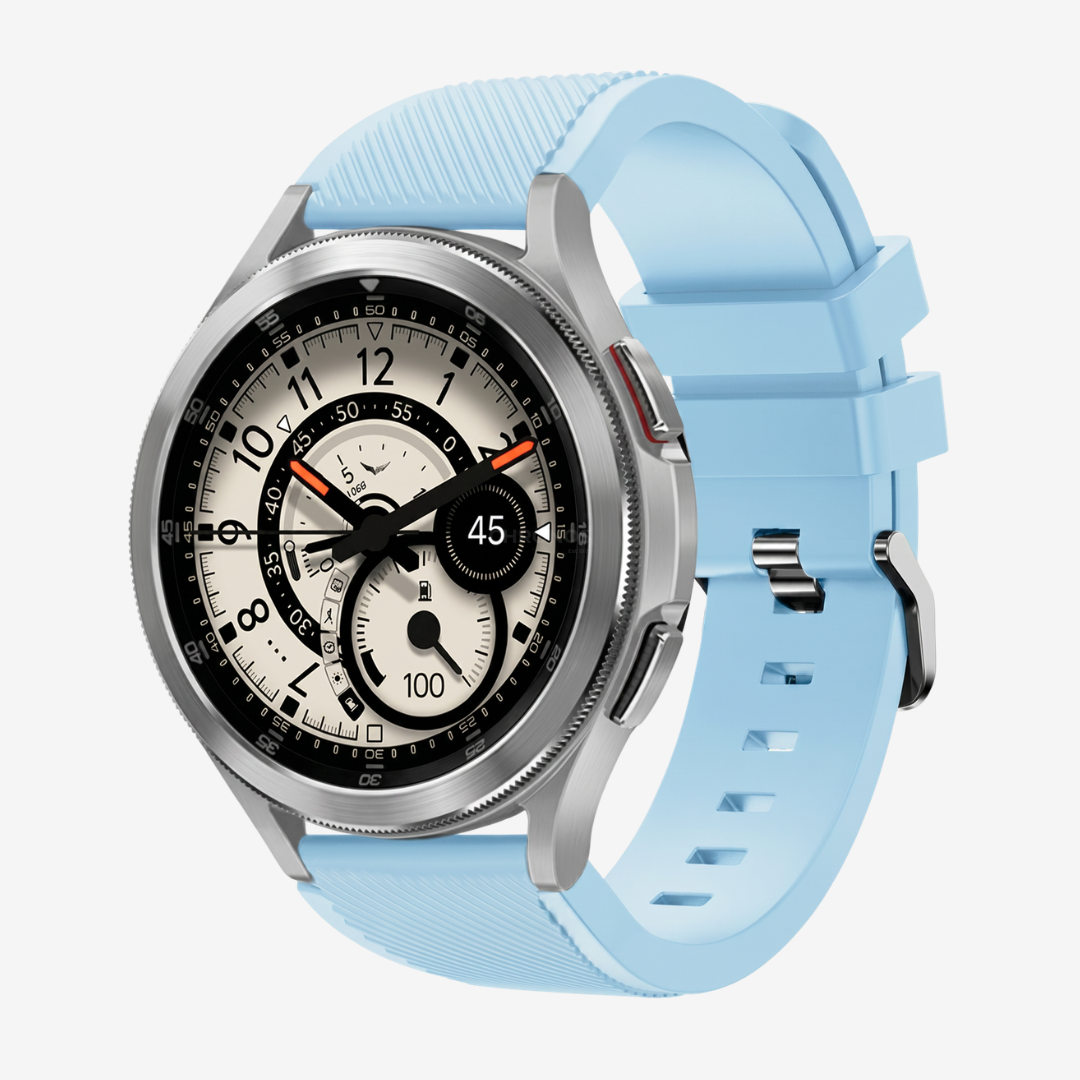 Silicone Watch Band - Pastel Blue / 20 mm - Watch Band
