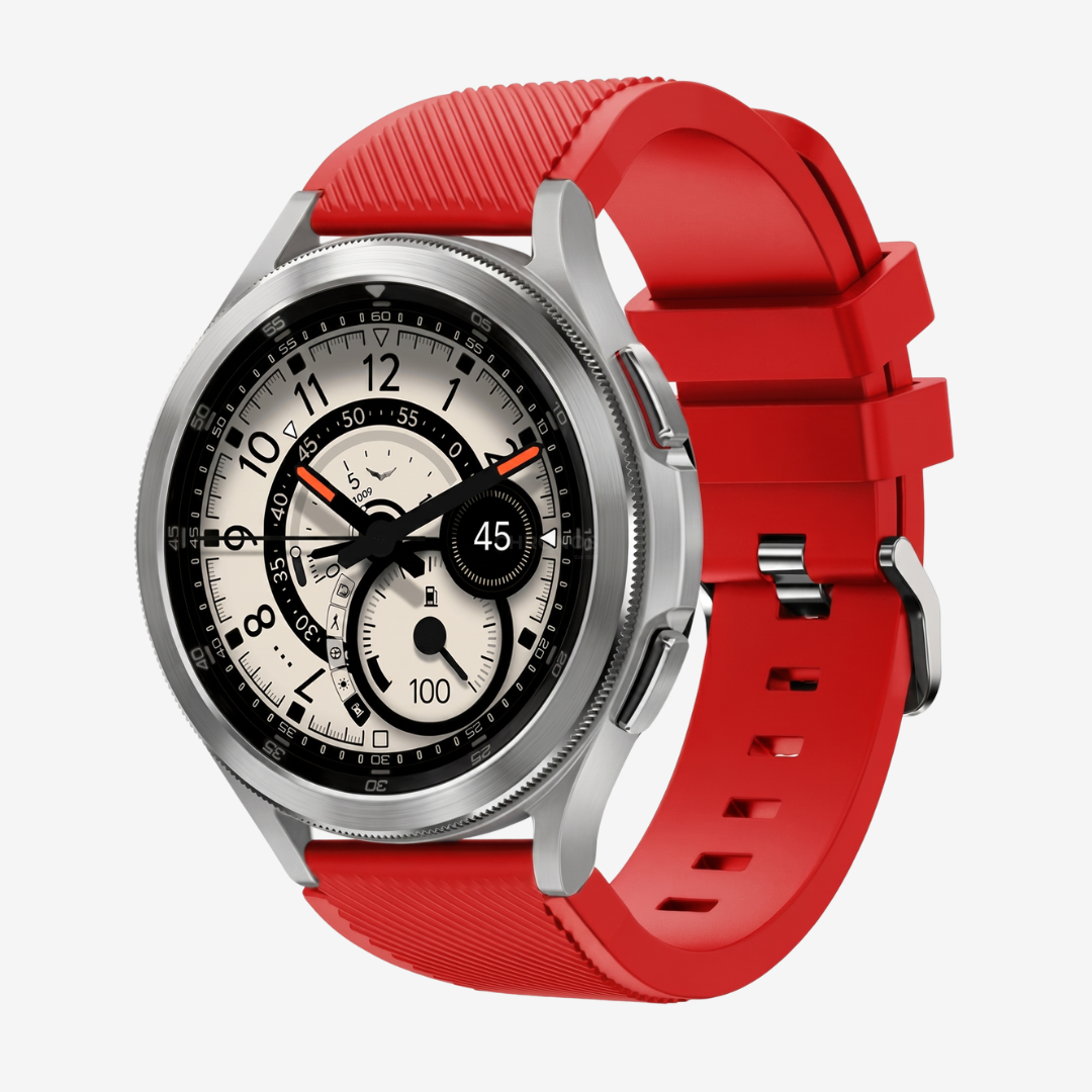 Silicone Watch Band - Red / 20 mm - Watch Band