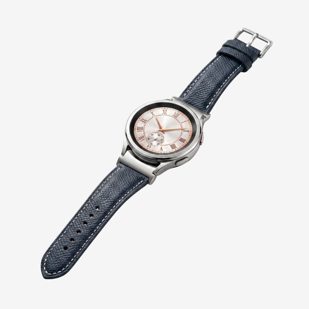 Le Chromatique - Bracelet Samsung 20Mm (Cuir Véritable Grainé) - Watch Band