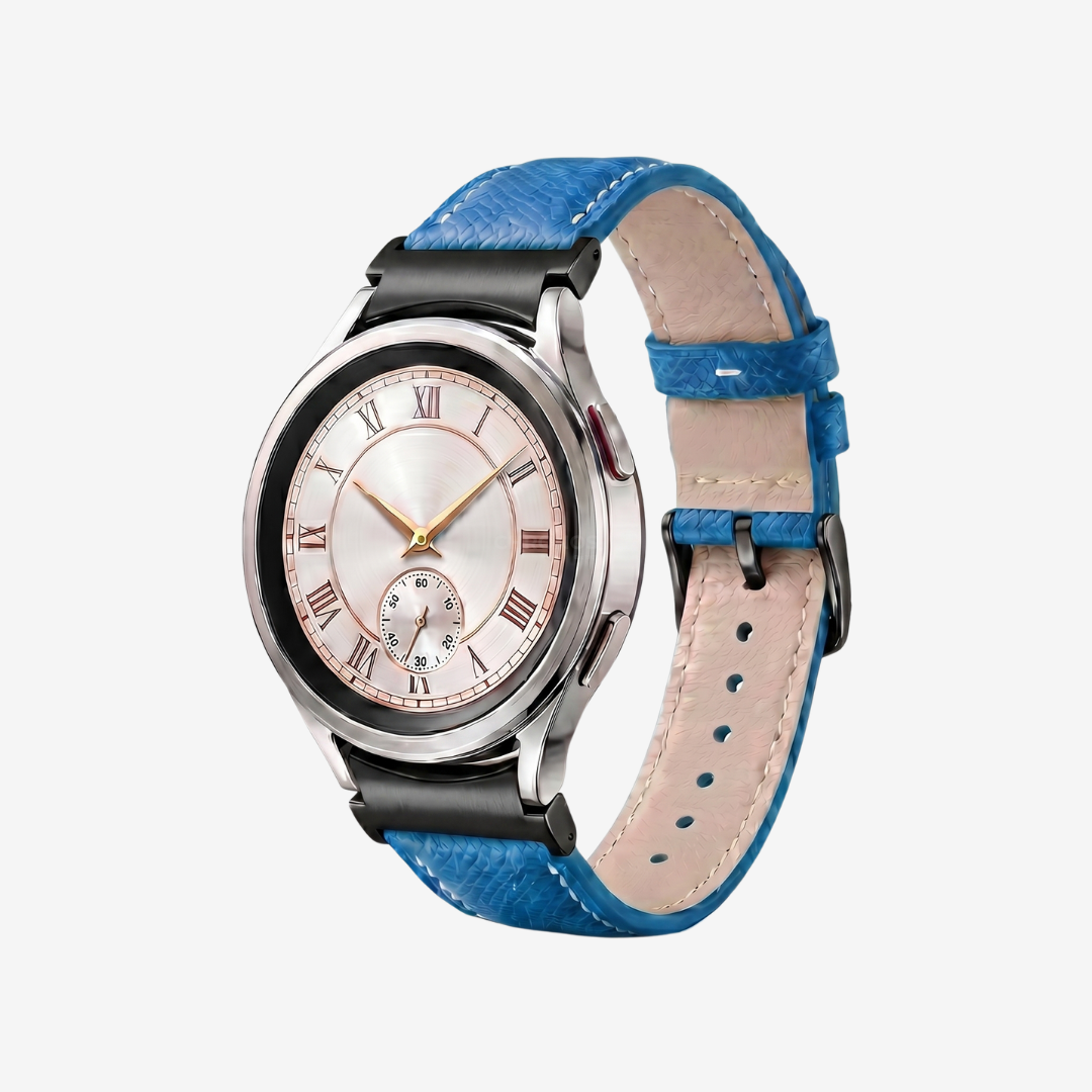 Le Chromatique - Bracelet Samsung 20Mm (Cuir Véritable Grainé) - Watch Band