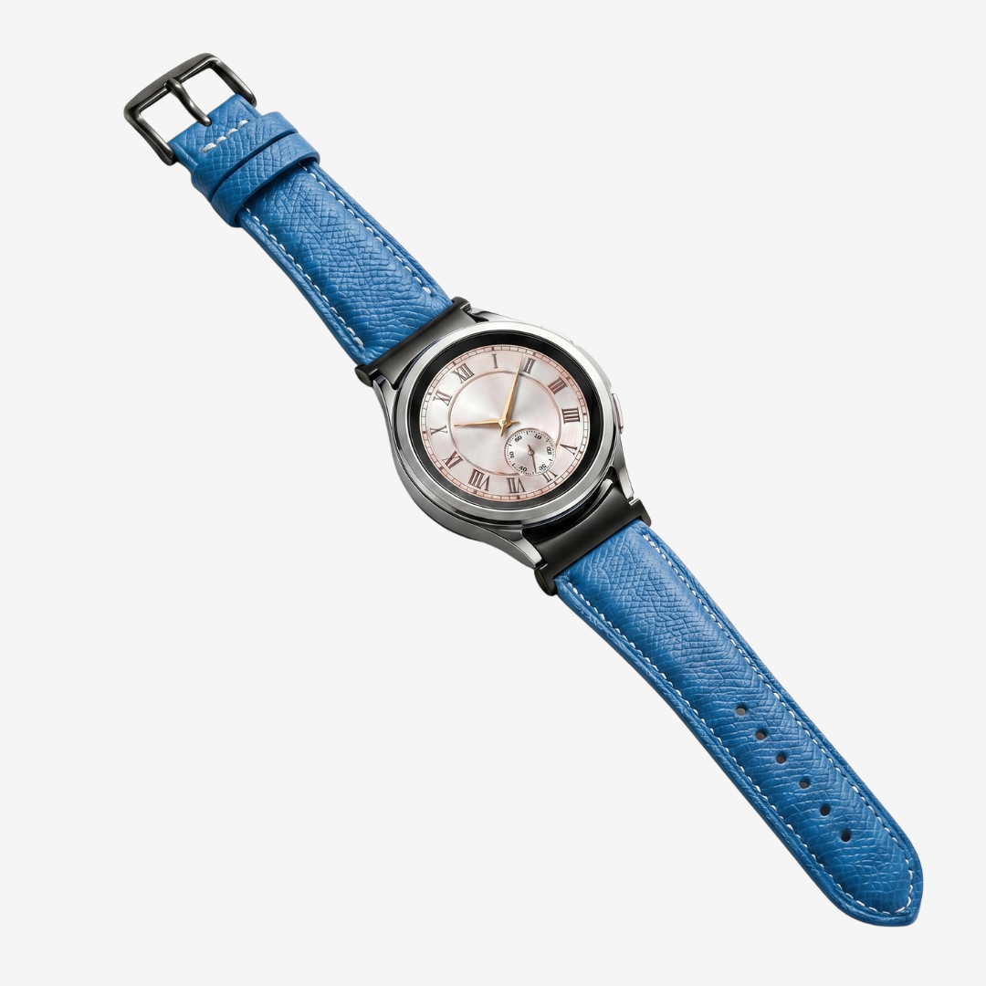 Le Chromatique - Bracelet Samsung 20Mm (Cuir Véritable Grainé) - Watch Band