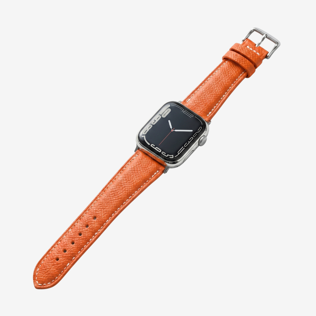 Le Chromatique - Bracelet Samsung Galaxy Watch 8 (Cuir Véritable Grainé) - Watch Band