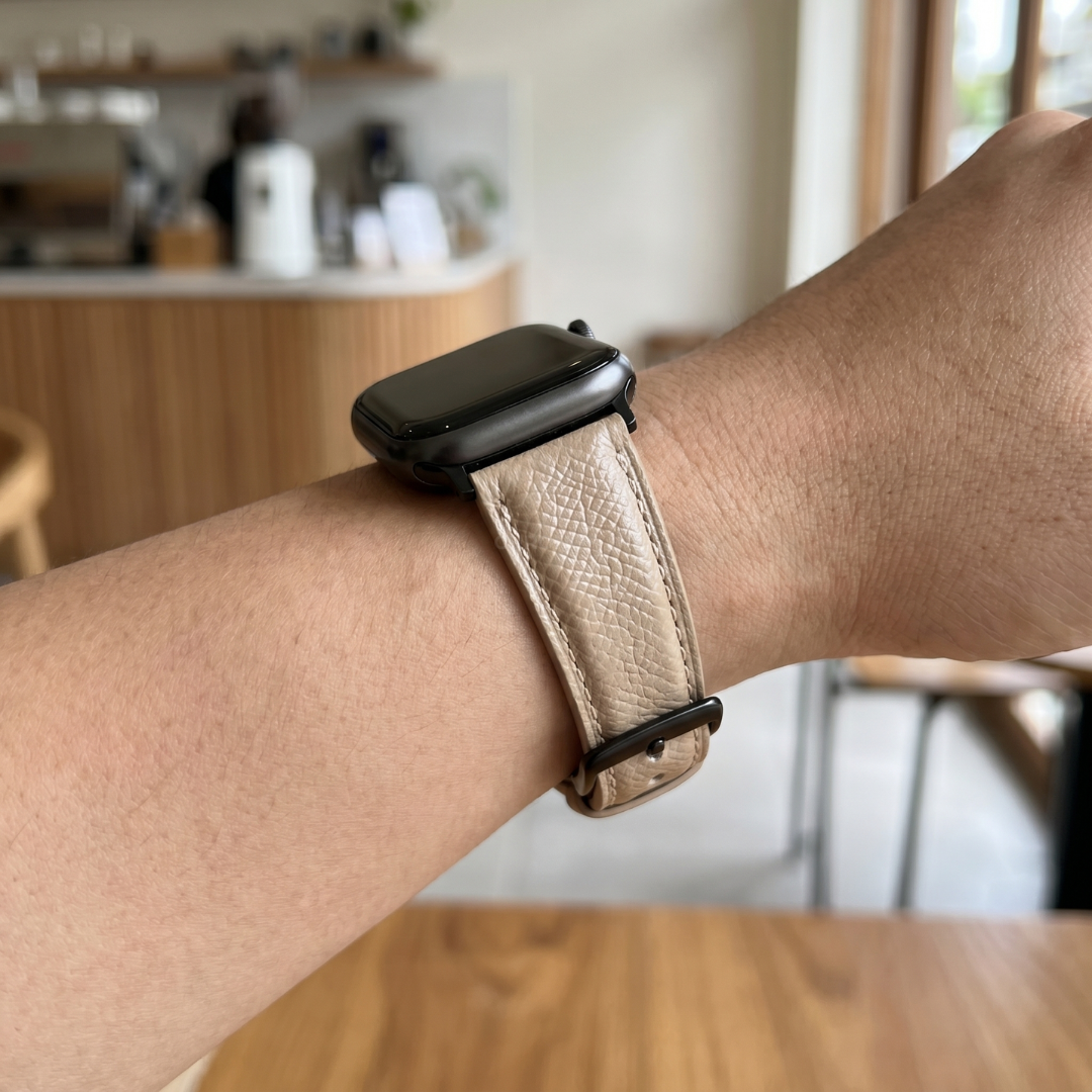 Le Chromatique - Bracelet Samsung Galaxy Watch 8 (Cuir Véritable Grainé) - Watch Band