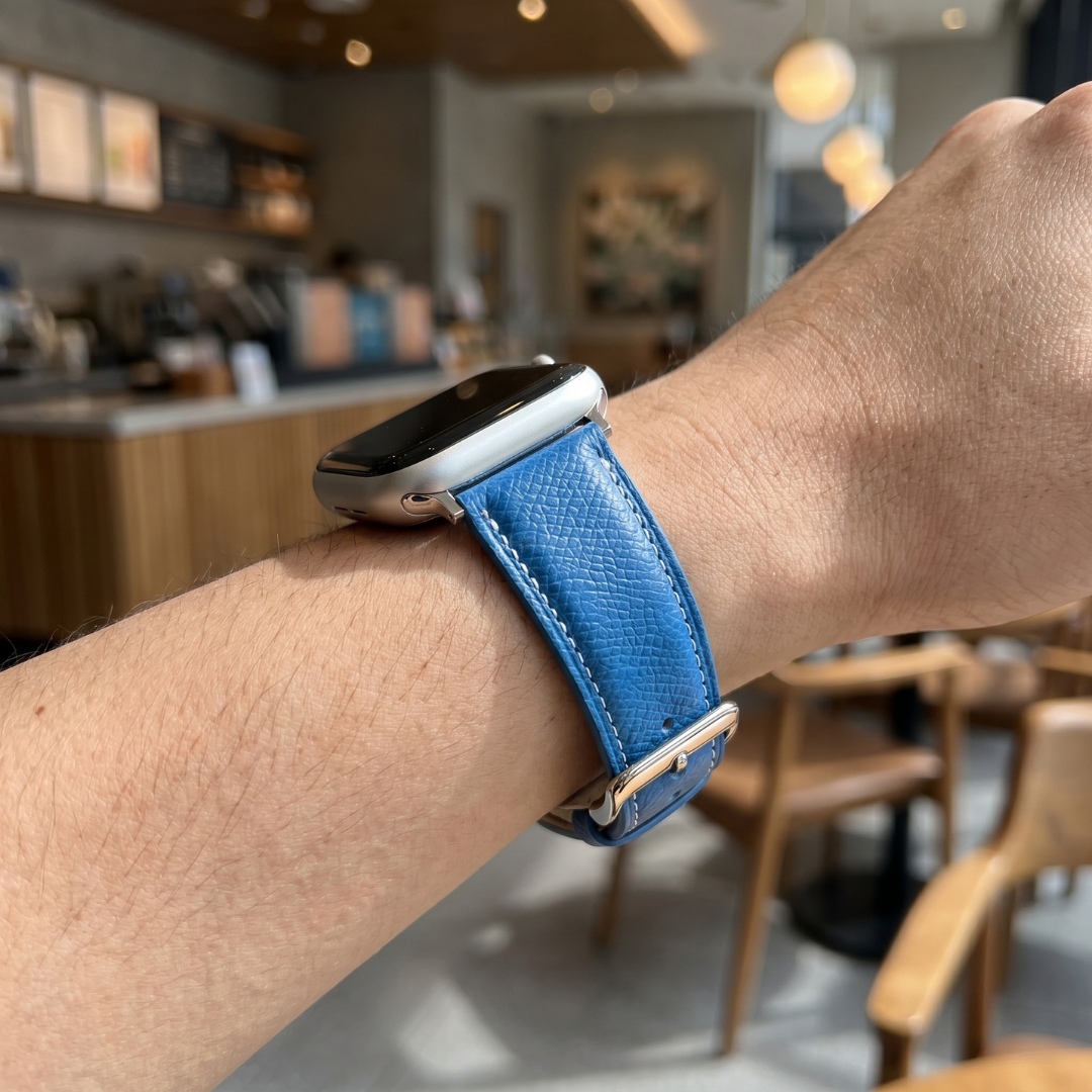 Le Chromatique - Bracelet Samsung Galaxy Watch 8 (Cuir Véritable Grainé) - Watch Band
