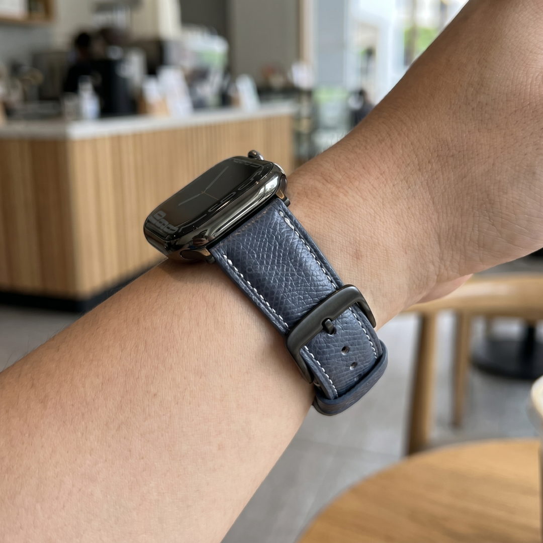 Le Chromatique - Bracelet Samsung Ultra (Cuir Véritable Grainé) - Watch Band