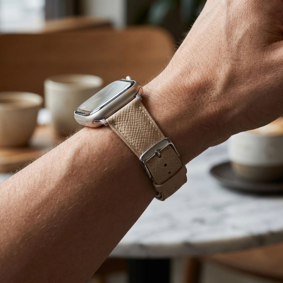 Le Chromatique - Bracelet Samsung Ultra (Cuir Véritable Grainé) - Watch Band