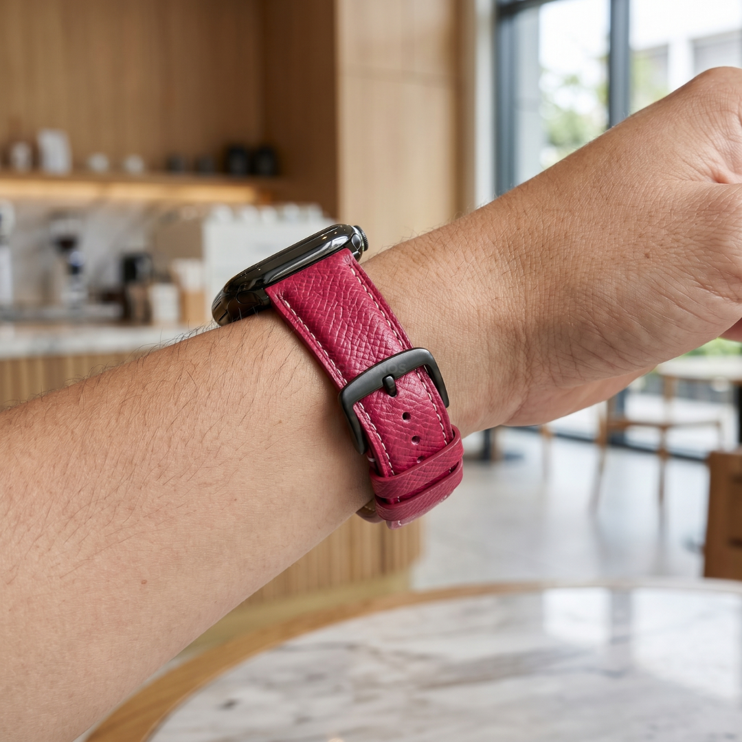 Le Chromatique - Bracelet Samsung Ultra (Cuir Véritable Grainé) - Watch Band