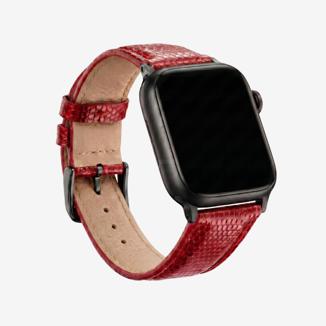 L’Exotique - Bracelet Samsung Galaxy Watch 8 (Cuir Véritable Lézard) - Watch Band