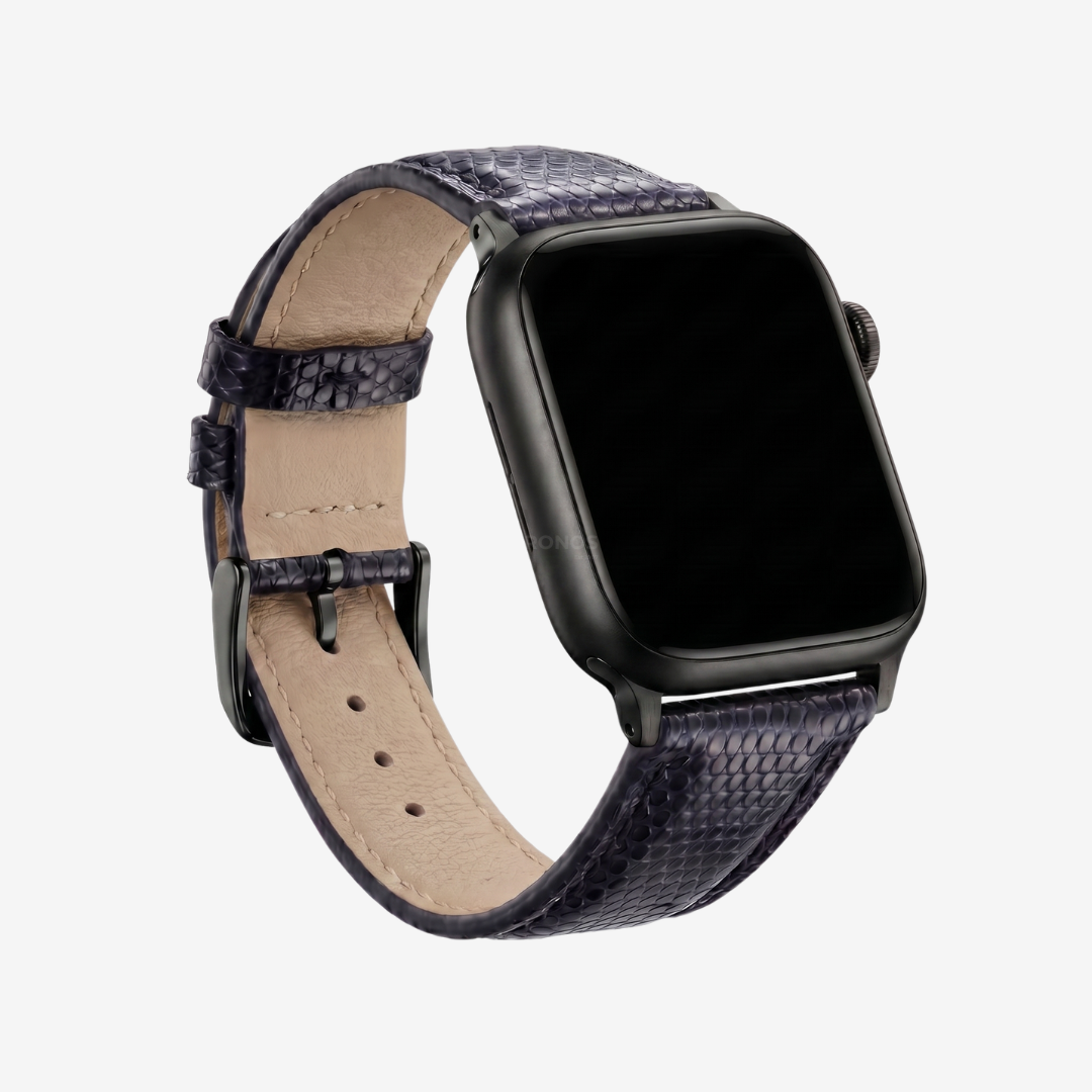 L’Exotique - Bracelet Samsung Galaxy Watch 8 (Cuir Véritable Lézard) - Watch Band
