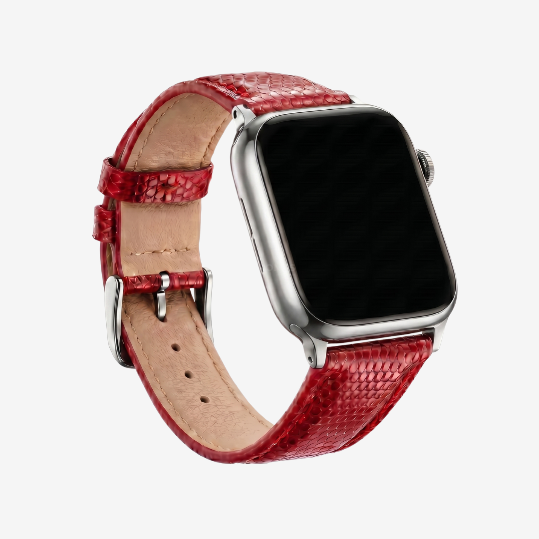 L’Exotique - Bracelet Samsung Galaxy Watch 8 (Cuir Véritable Lézard) - Watch Band