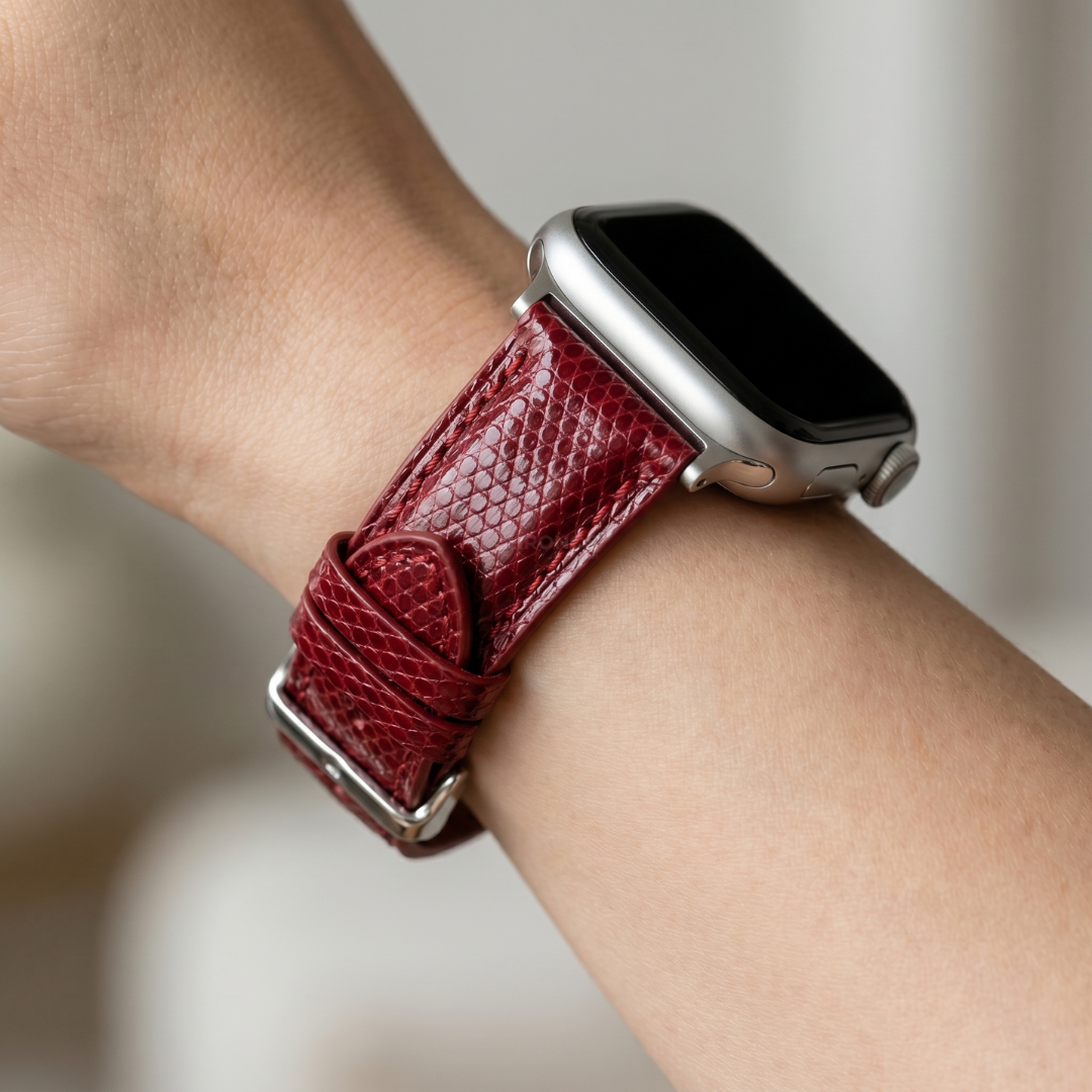 L’Exotique - Bracelet Samsung Ultra (Cuir Véritable Lézard) - Watch Band
