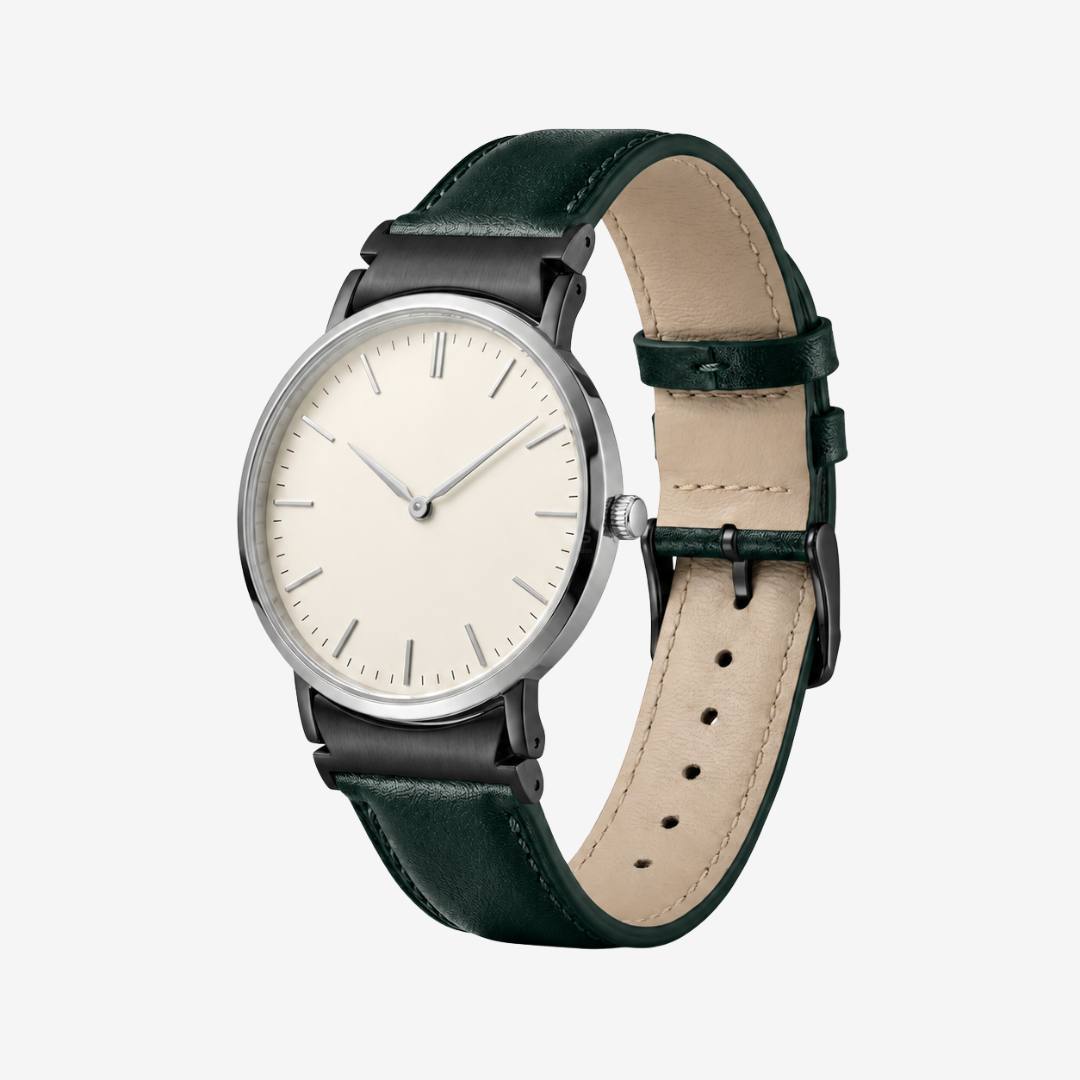 L’Intemporel - Bracelet Samsung 20Mm (Cuir Véritable Lisse) - Watch Band