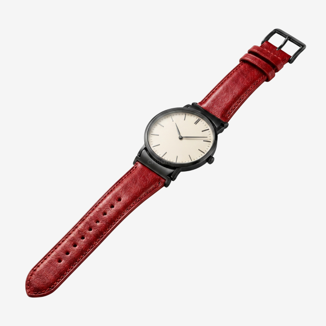 L’Intemporel - Bracelet Samsung 20Mm (Cuir Véritable Lisse) - Watch Band