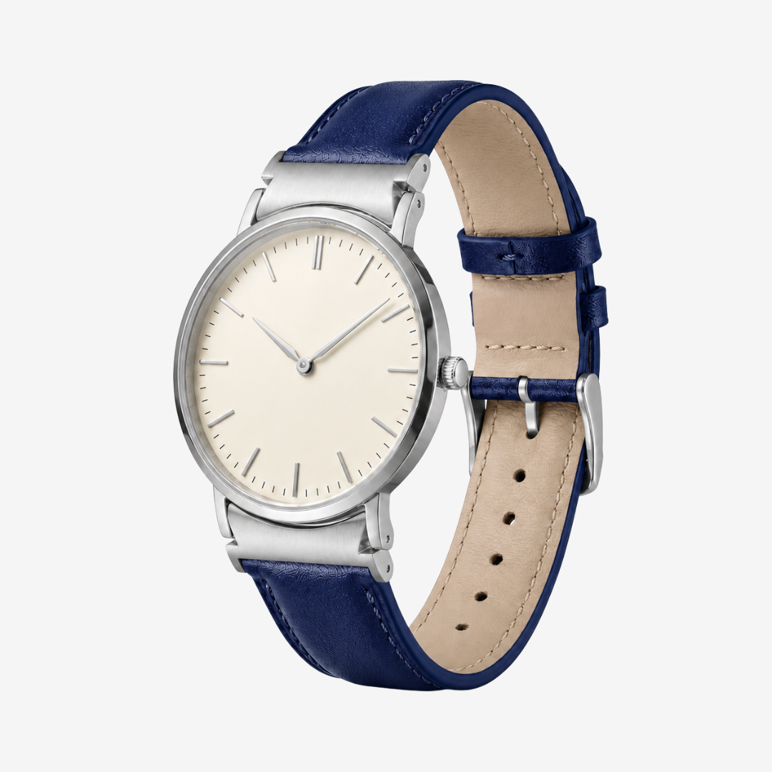 L’Intemporel - Bracelet Samsung 20Mm (Cuir Véritable Lisse) - Watch Band