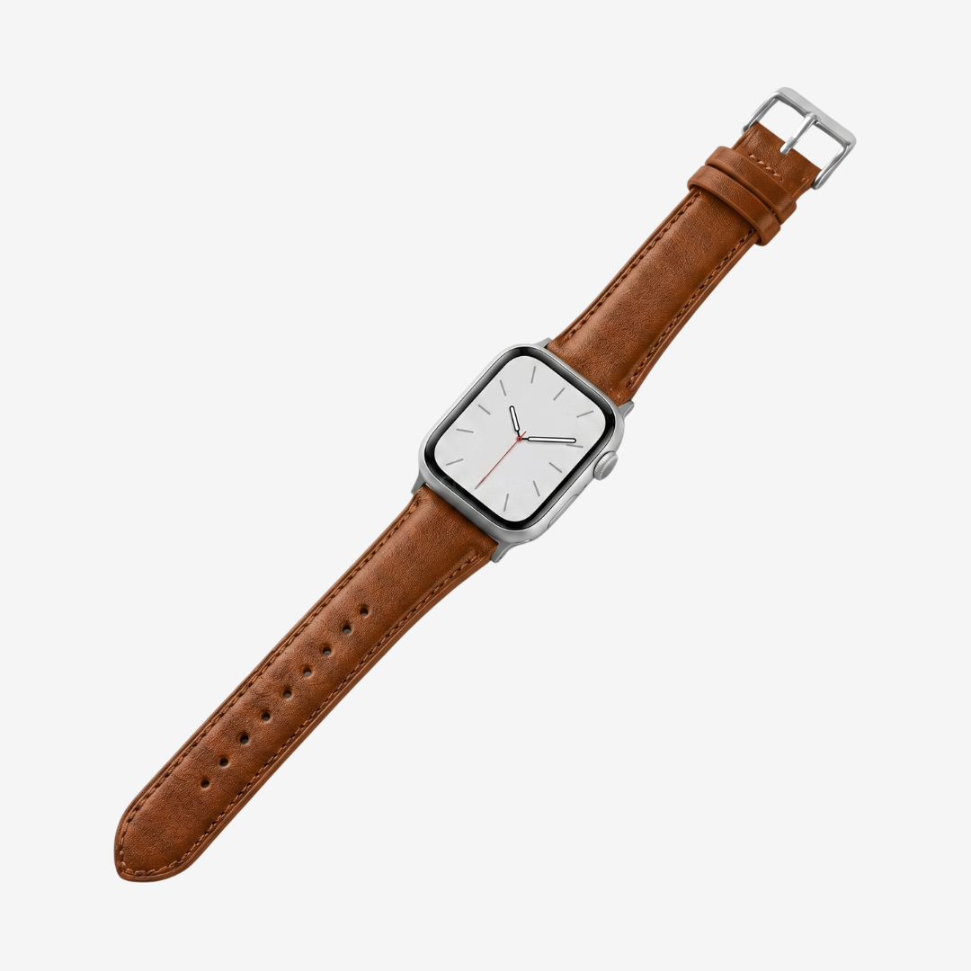 L’Intemporel - Bracelet Samsung Galaxy Watch 8 (Cuir Véritable Lisse) - Watch Band