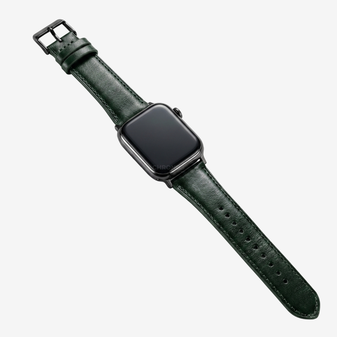 L’Intemporel - Bracelet Samsung Galaxy Watch 8 (Cuir Véritable Lisse) - Watch Band
