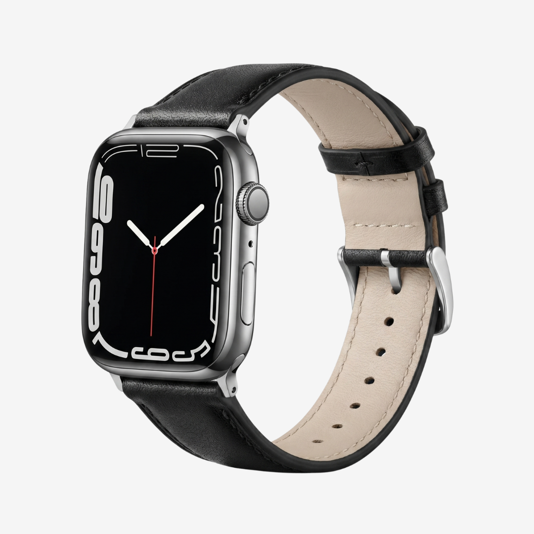 L’Intemporel - Bracelet Samsung Galaxy Watch 8 (Cuir Véritable Lisse) - Watch Band