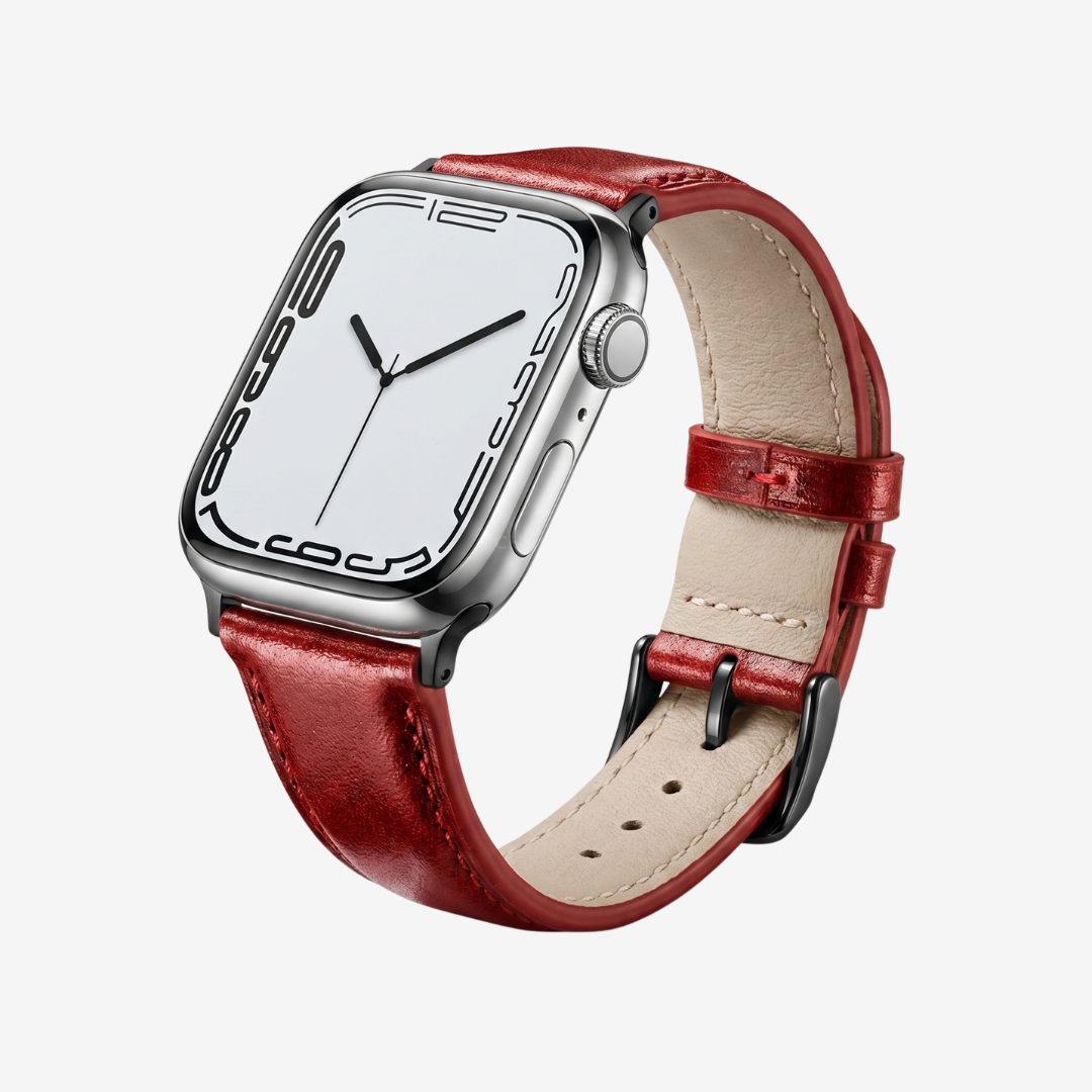 L’Intemporel - Bracelet Samsung Galaxy Watch 8 (Cuir Véritable Lisse) - Watch Band