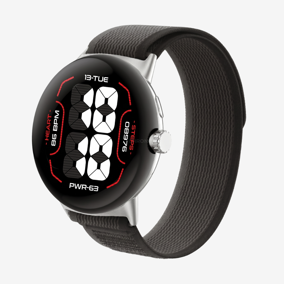 Trail Loop Watch Band - Black-Gray / Google Pixel Watch - Watch Band