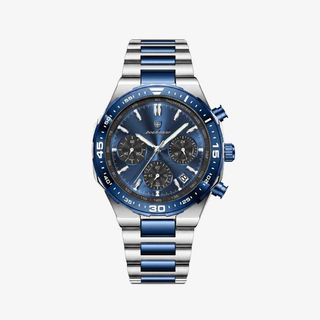 Watch – Alessandria – 42mm - Blue-Silver - Watch