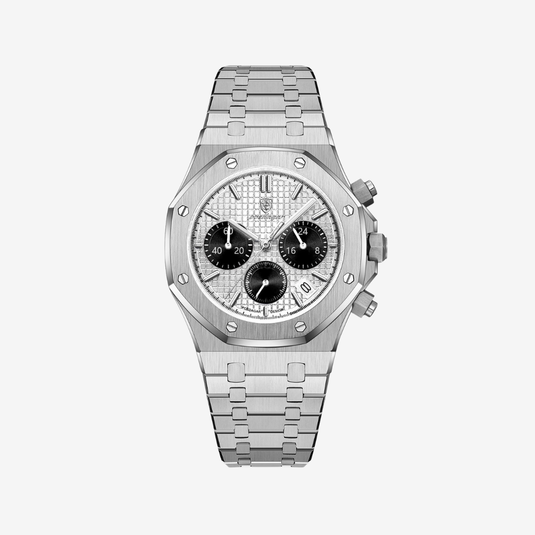 Watch – Aurelio – 42mm - Silver White - Watch