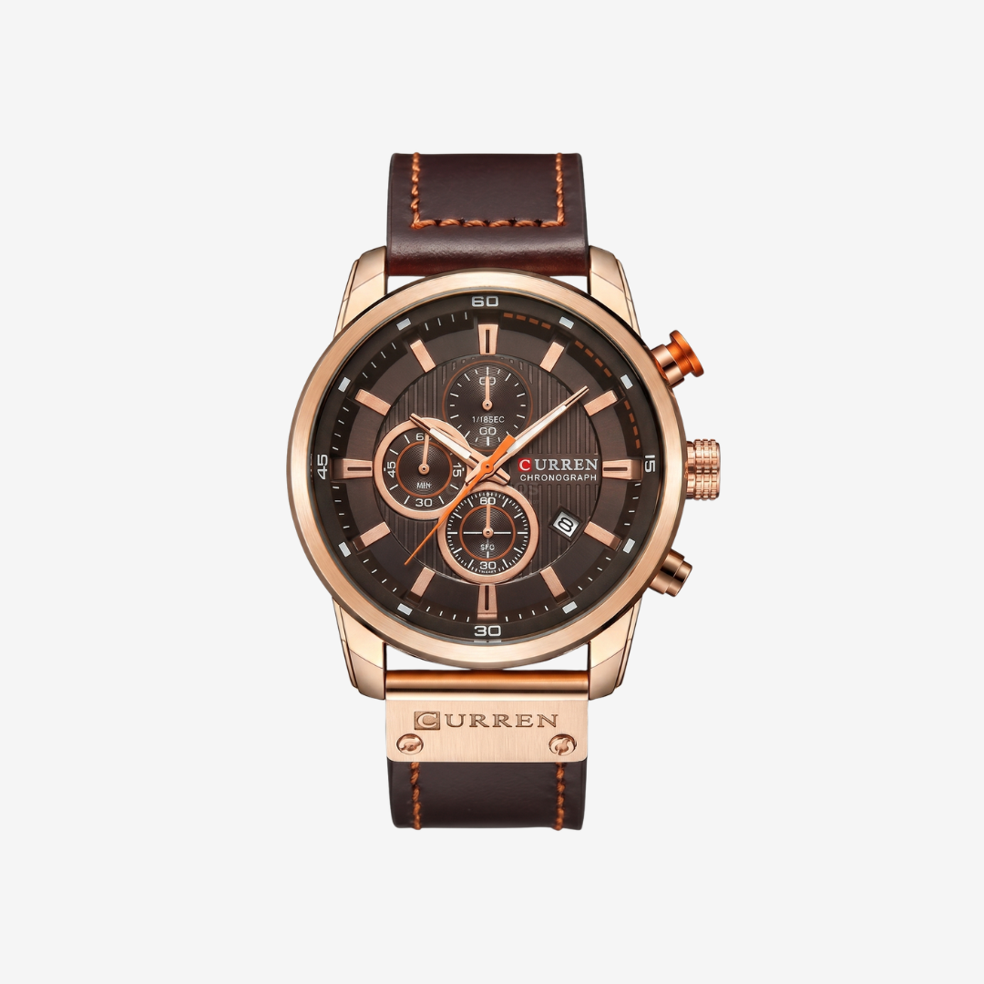 Watch – Bari – 47mm - Rose Gold / Coffee - Watch