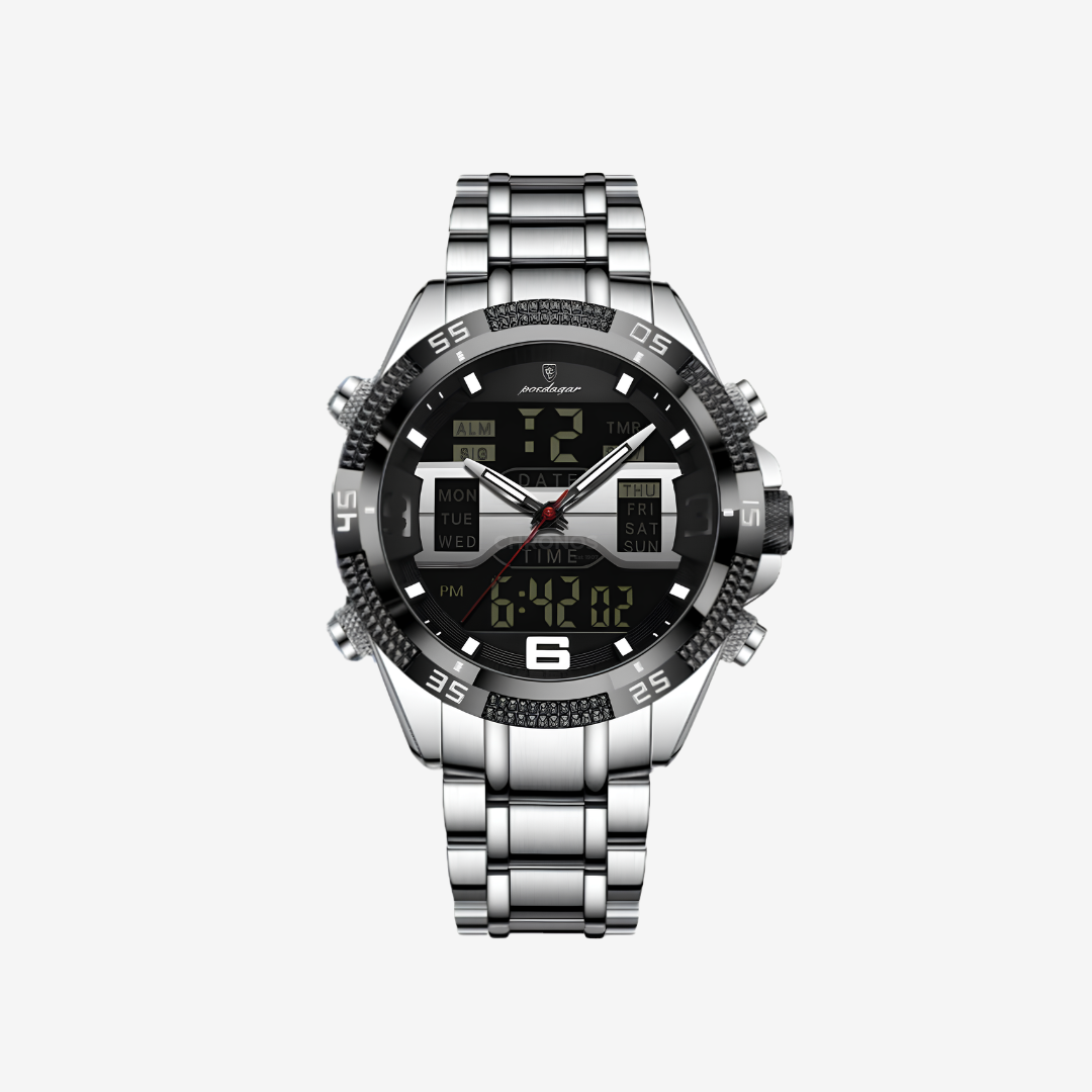 Watch – Bolzano – 42mm - Silver Black - Watch