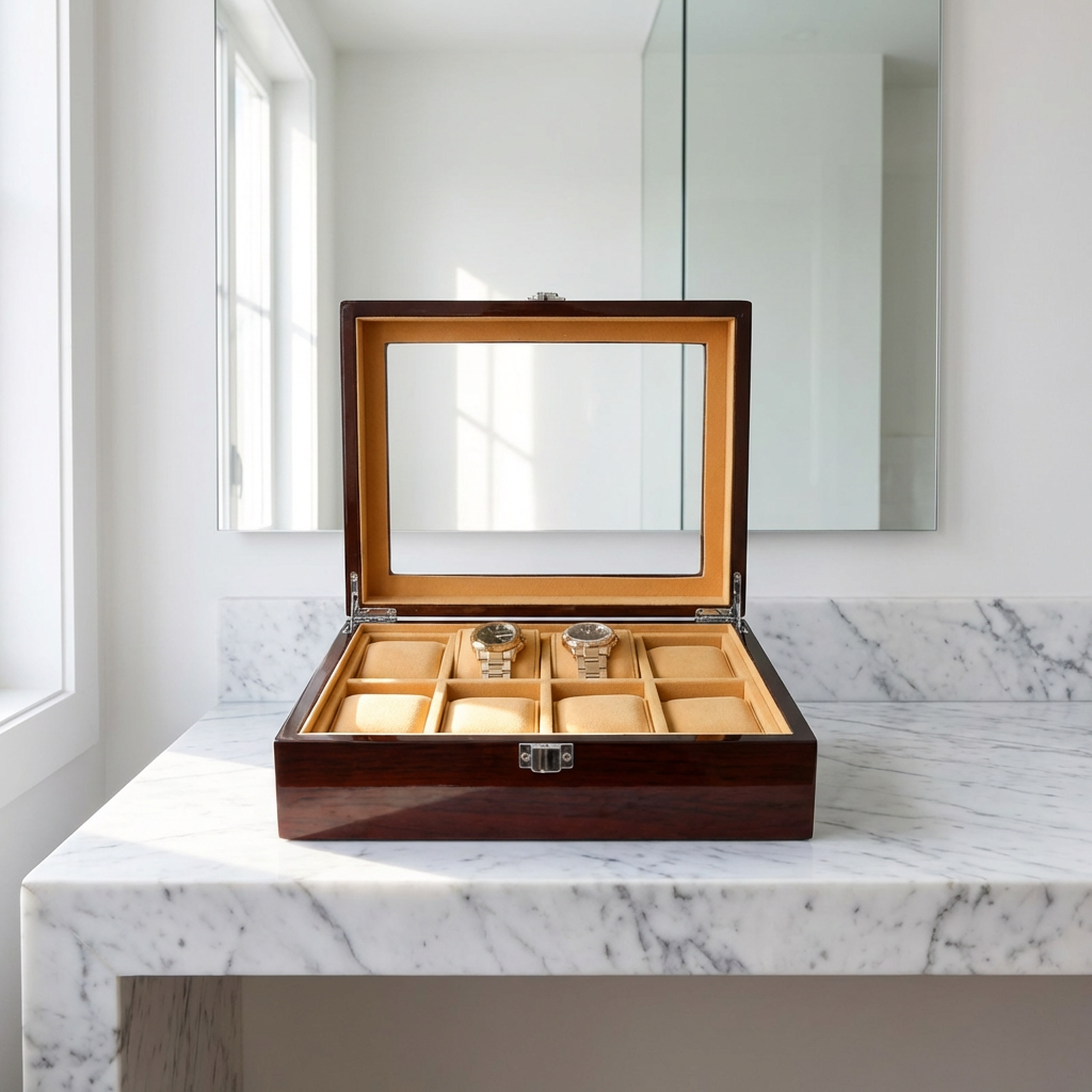 Watch Box – Wood 8 Slots - Watch Box