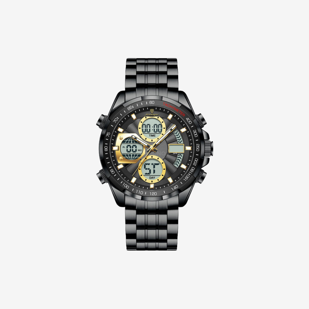 Watch – Capri – 46mm - Black - Steel - Watch