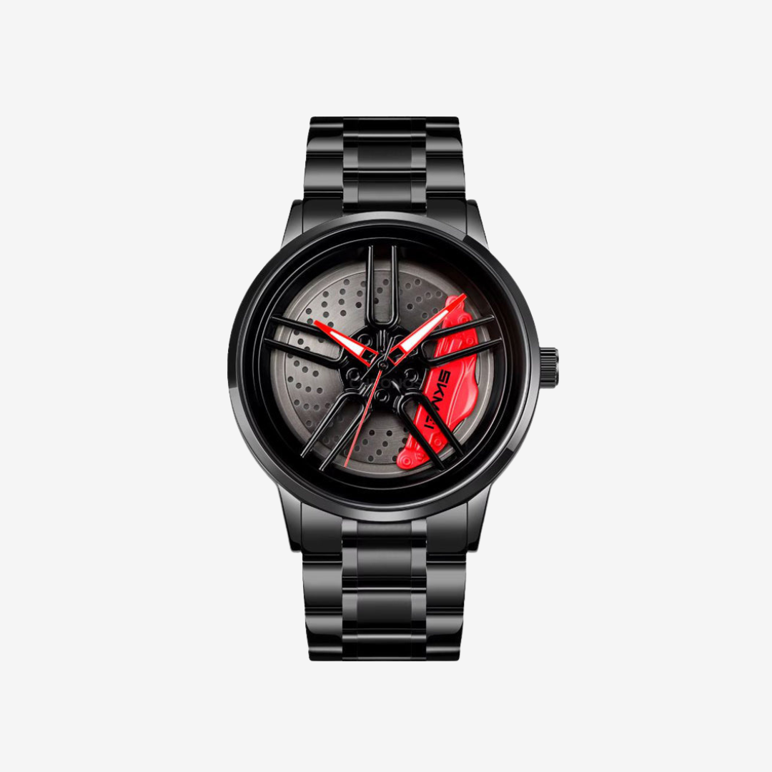 Watch – Cuneo – 43mm - Black Red-3 - Watch