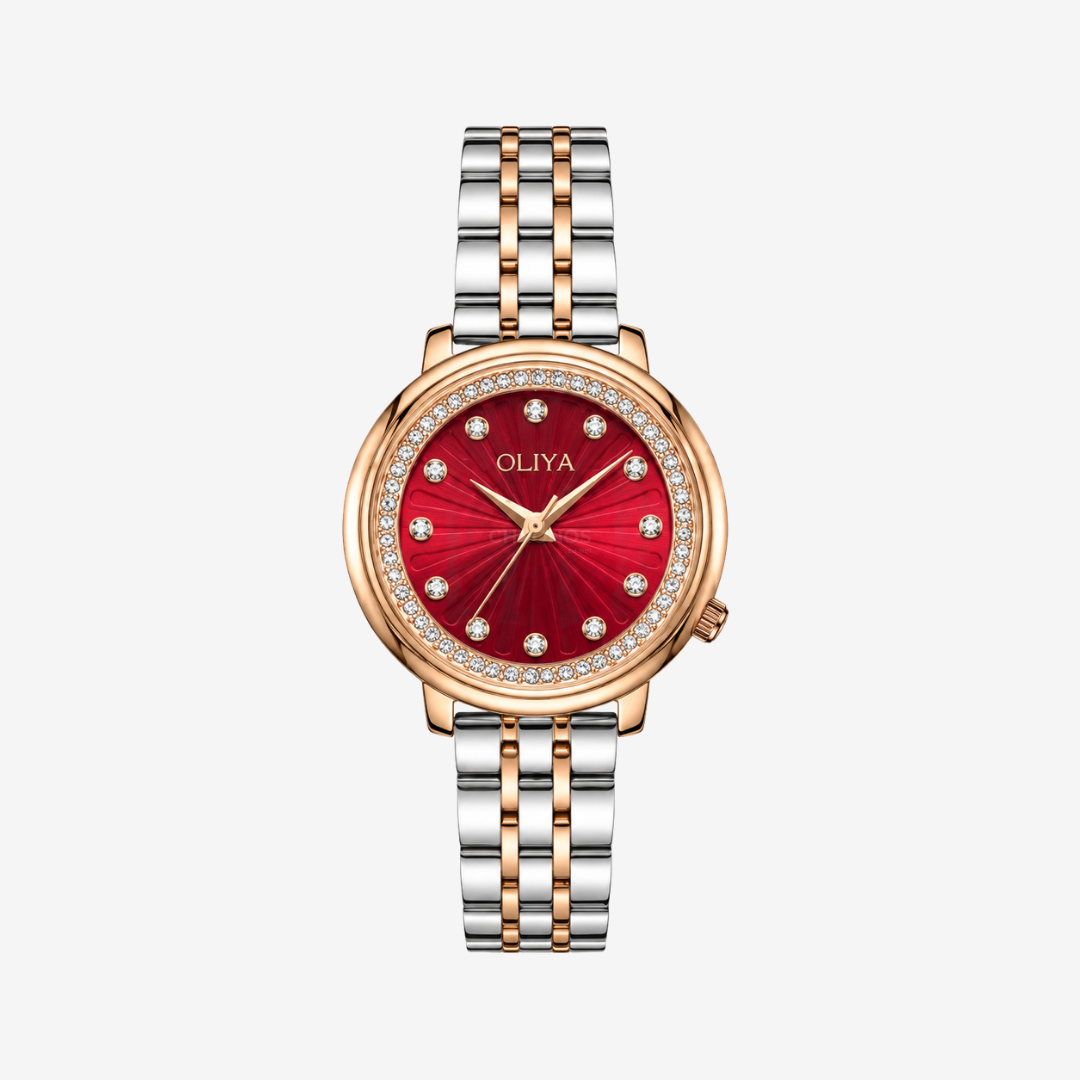 Watch – Fabia – 32mm - Red / Two Tone - Watch