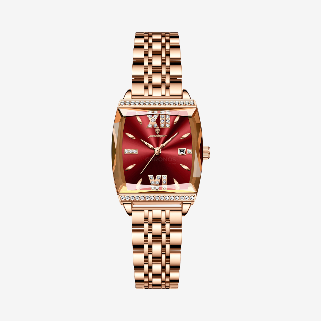 Watch – Fiorenza – 32mm - Rose Gold Red - Watch