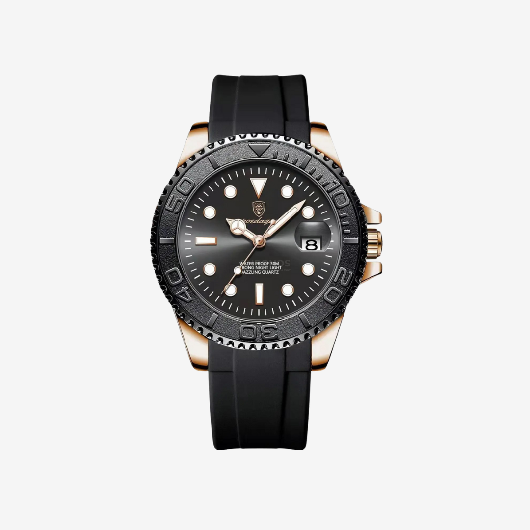 Watch – Liguria – 43mm - Silicone Full Black - Watch