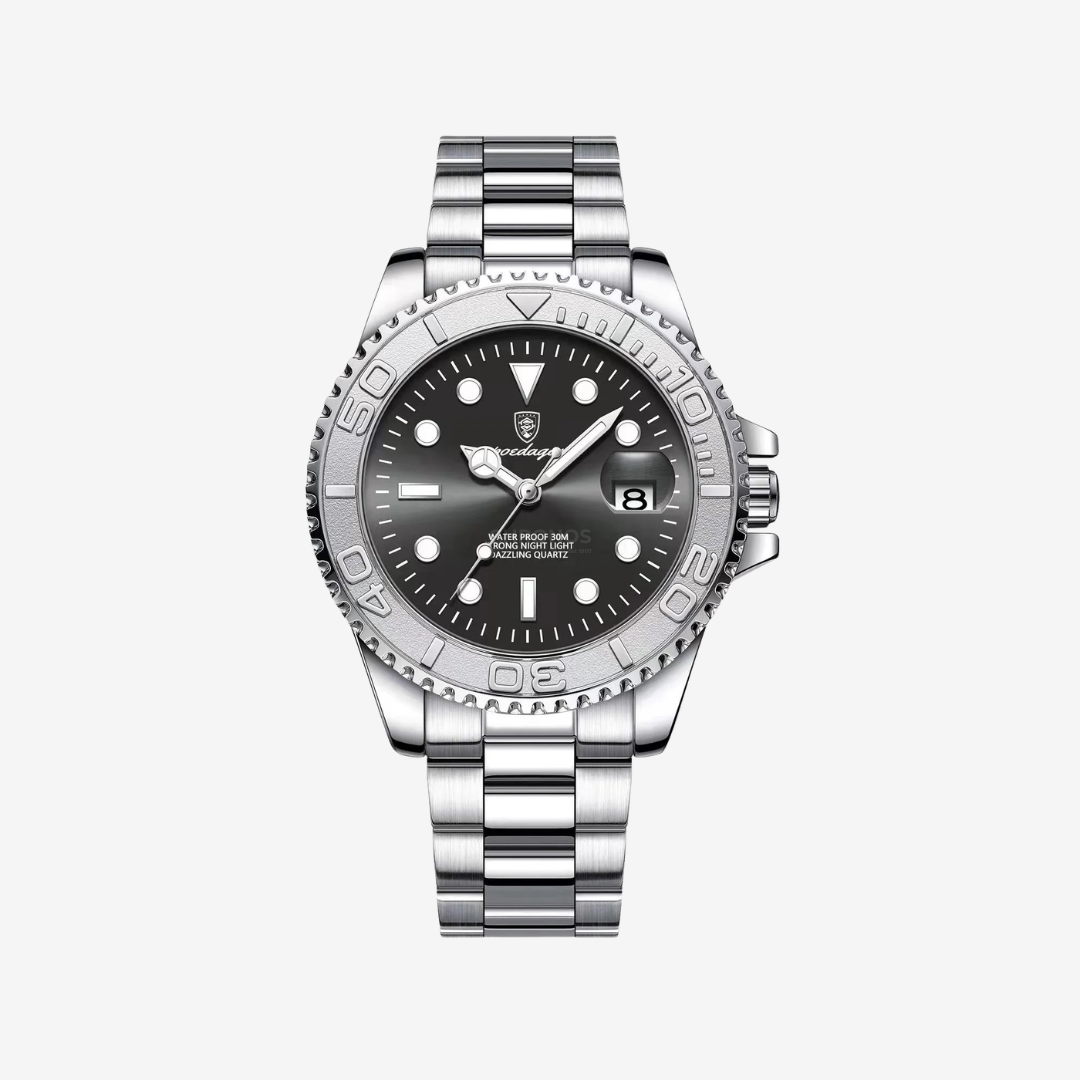 Watch – Liguria – 43mm - Silver Black - Watch
