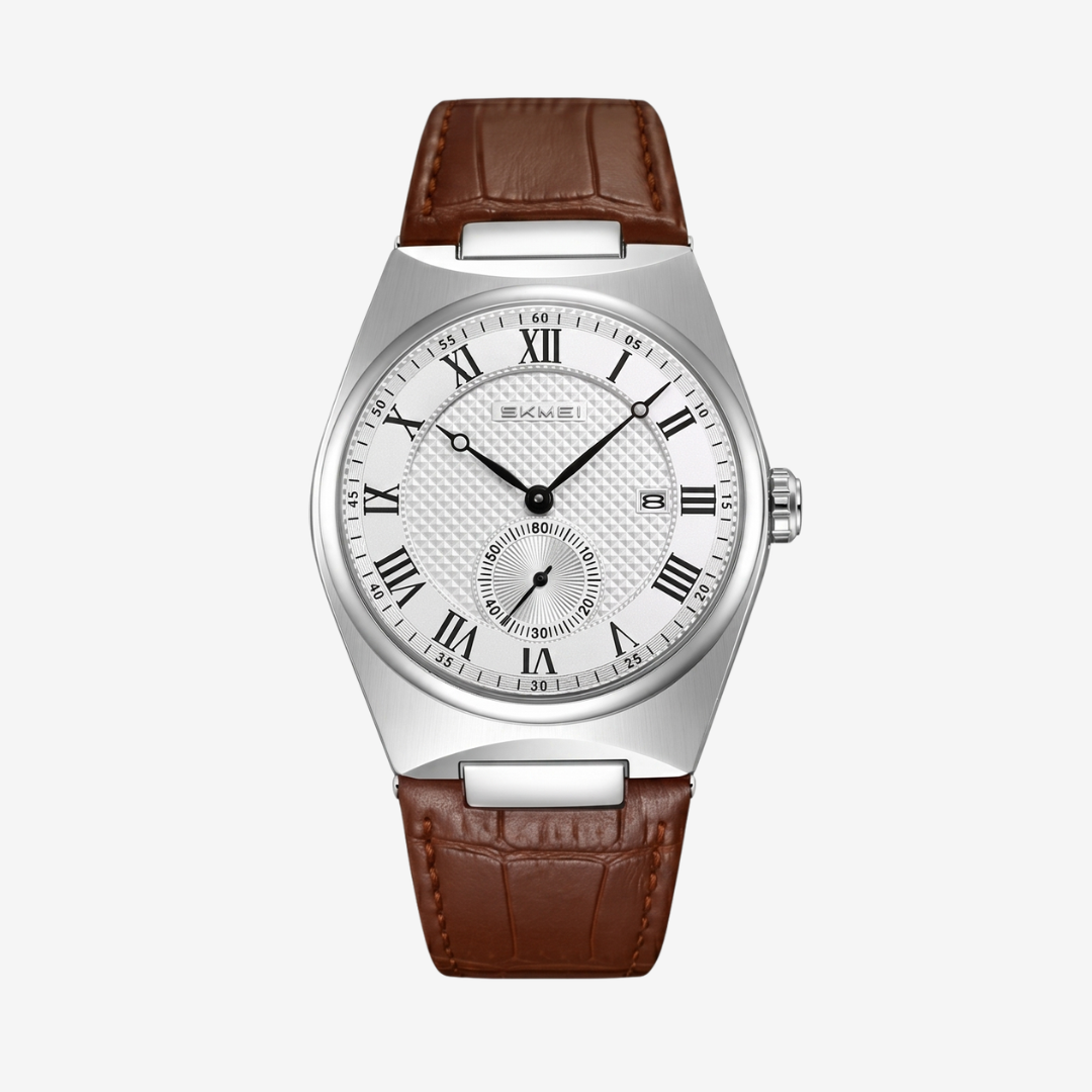 Watch – Mestre – 42mm - Silver/Brown - Watch
