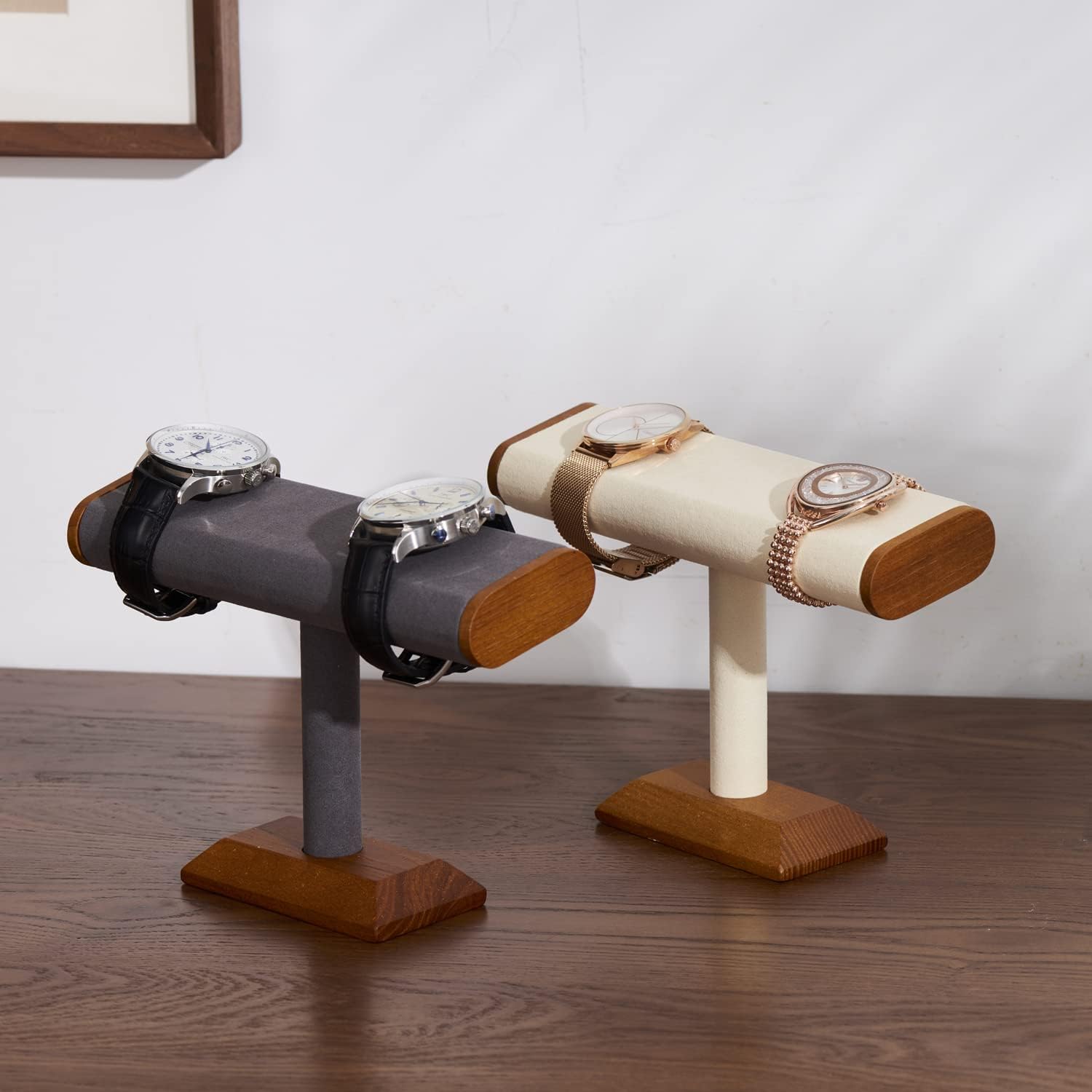 Watch Stand – Ashen Wood - Dark Grey - Watch Stand