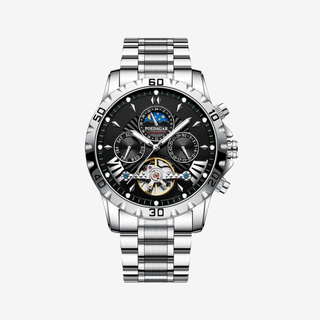 Watch – Trento – 43mm - Silver Black - Watch