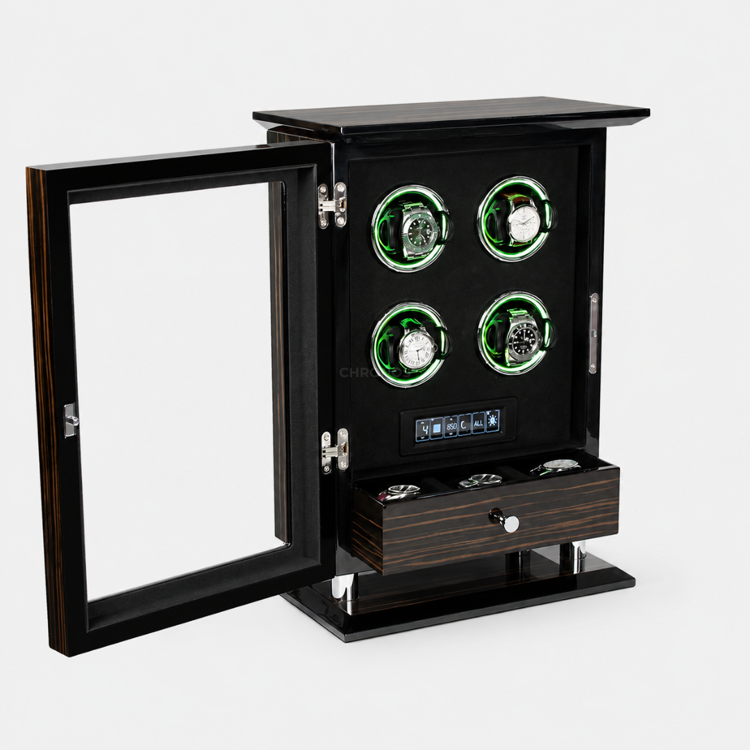Watch Winder – Beaumont Wood - Watch Winder Safe